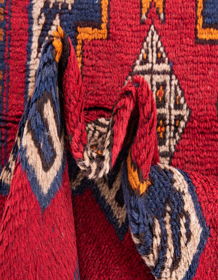 Detail image of 2' 10 x 4' 7  Hand Knotted Balouch Persian Wool Rug