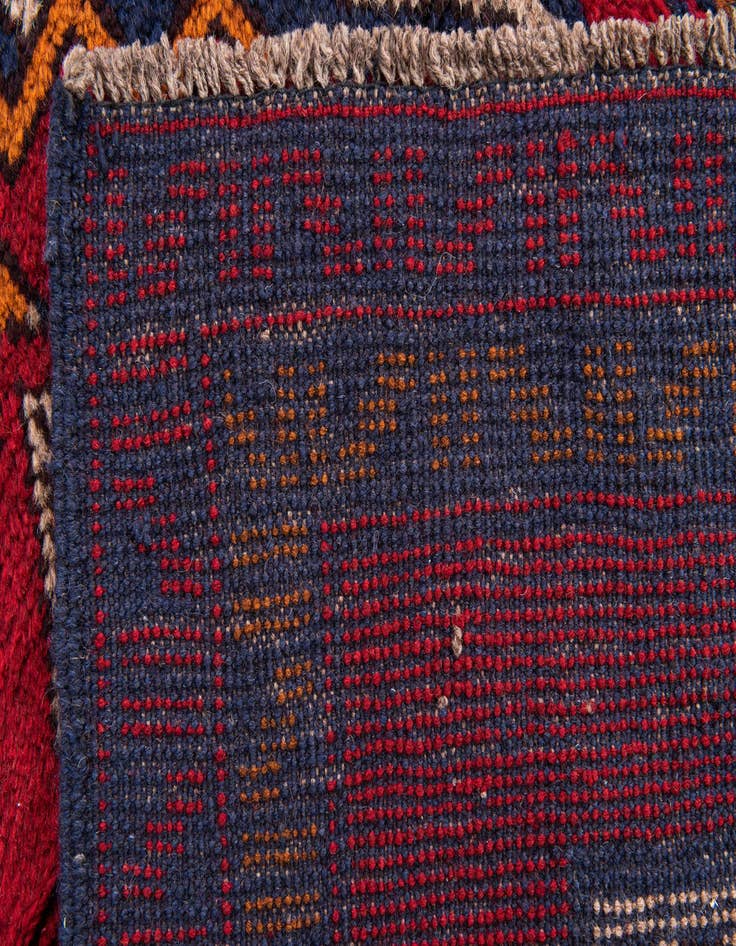 Detail image of 2' 10 x 4' 7  Hand Knotted Balouch Persian Wool Rug