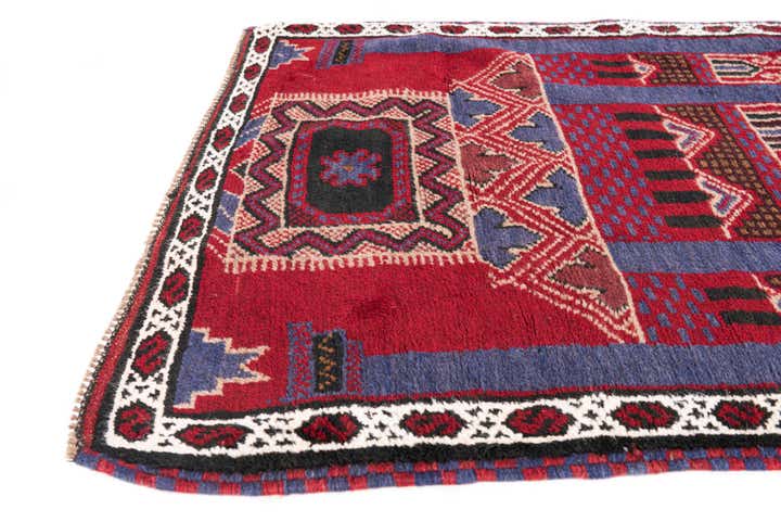 2' 11 x 4' 8 Hand Knotted Balouch Persian Wool Rug