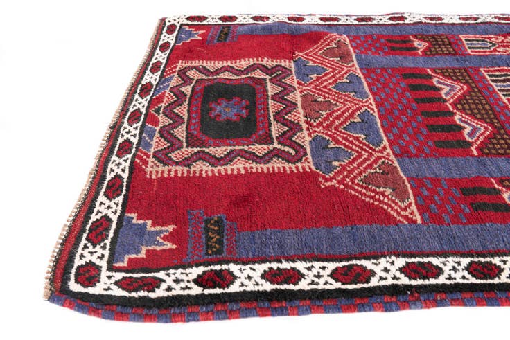 Detail image of 2' 11 x 4' 8 Hand Knotted Balouch Persian Wool Rug