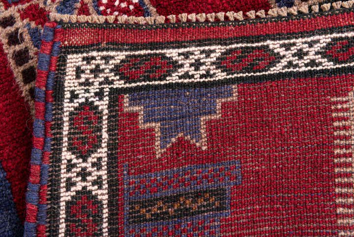 2' 11 x 4' 8 Hand Knotted Balouch Persian Wool Rug