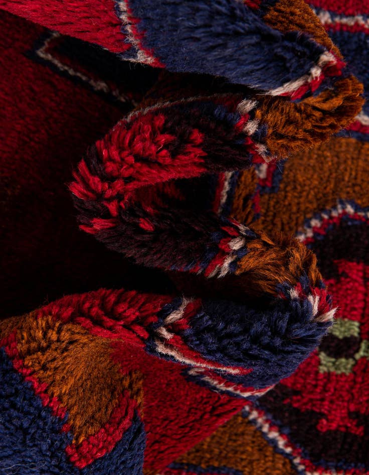 Detail image of 2' 10 x 4' 6  Hand Knotted Balouch Persian Wool Rug