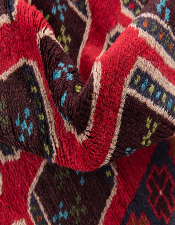 Detail image of 2' 10 x 4' 5 Hand Knotted Balouch Persian Wool Rug