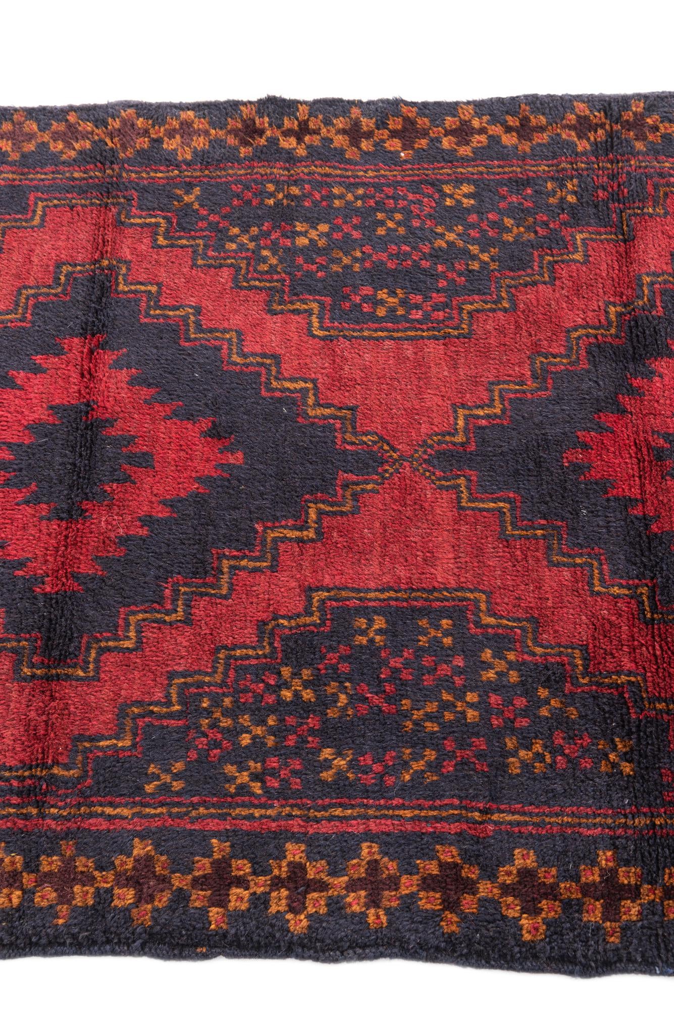 90cm x 135cm anudado a mano Balouch Alfombra Persa Lana