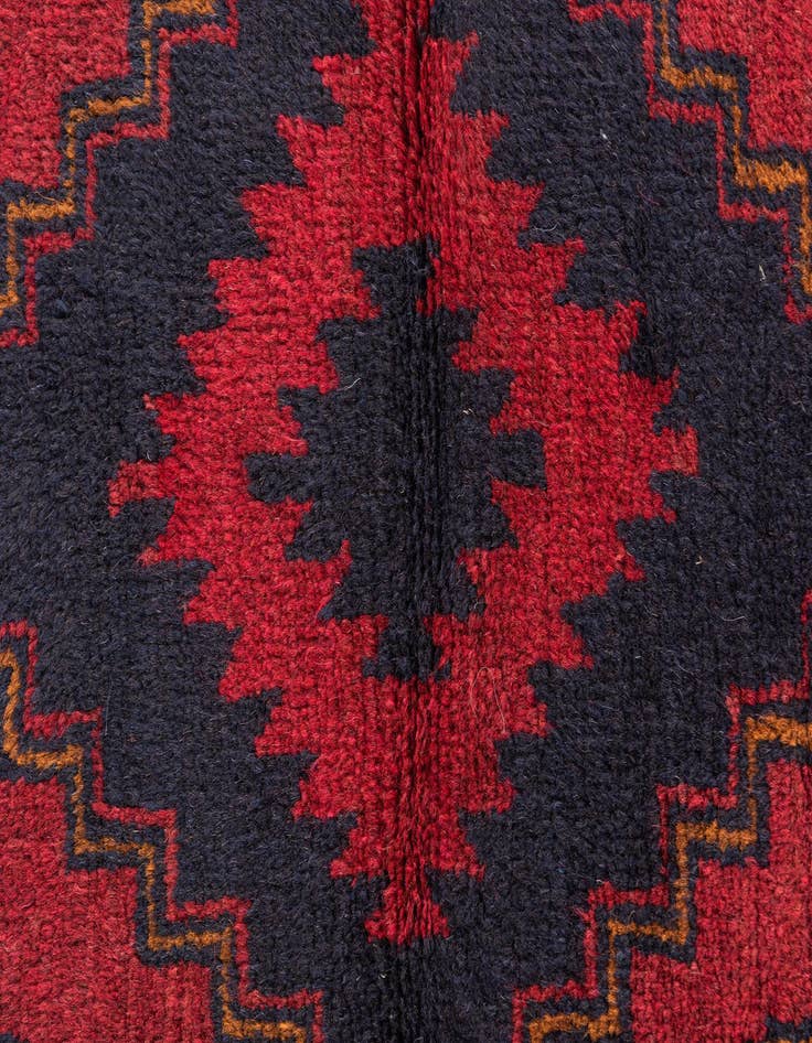 Detail image of 3' x 4' 6  Hand Knotted Balouch Persian Wool Rug