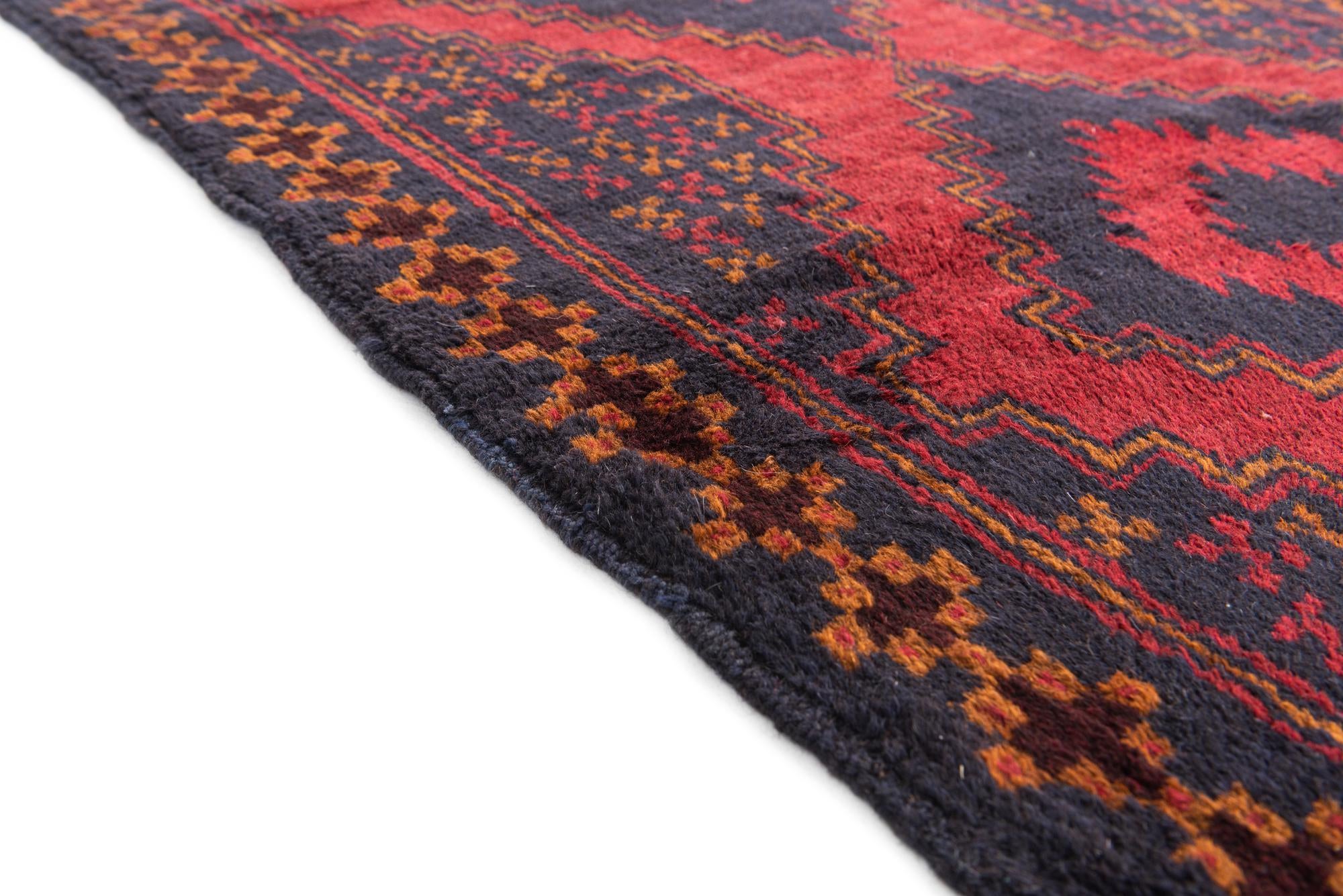 90cm x 135cm anudado a mano Balouch Alfombra Persa Lana