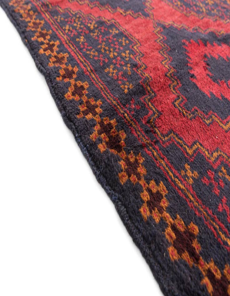 Detail image of 3' x 4' 6  Hand Knotted Balouch Persian Wool Rug