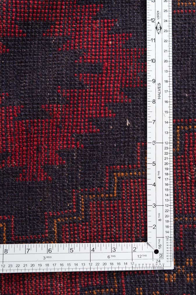 3' x 4' 6 Hand Knotted Balouch Persian Wool Rug