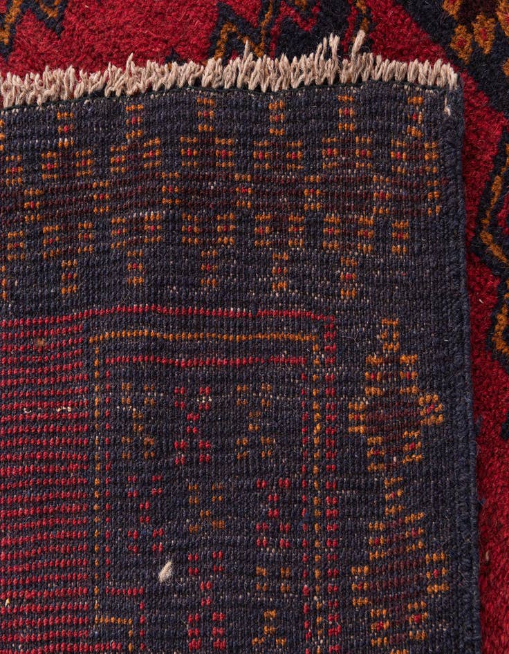 Detail image of 3' x 4' 6  Hand Knotted Balouch Persian Wool Rug