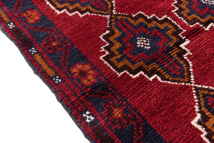 2' 9 x 4' 9 Hand Knotted Balouch Persian Wool Rug