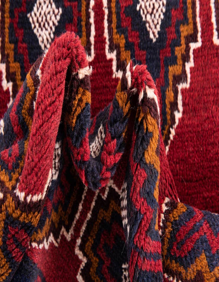 Detail image of 2' 9 x 4' 9  Hand Knotted Balouch Persian Wool Rug
