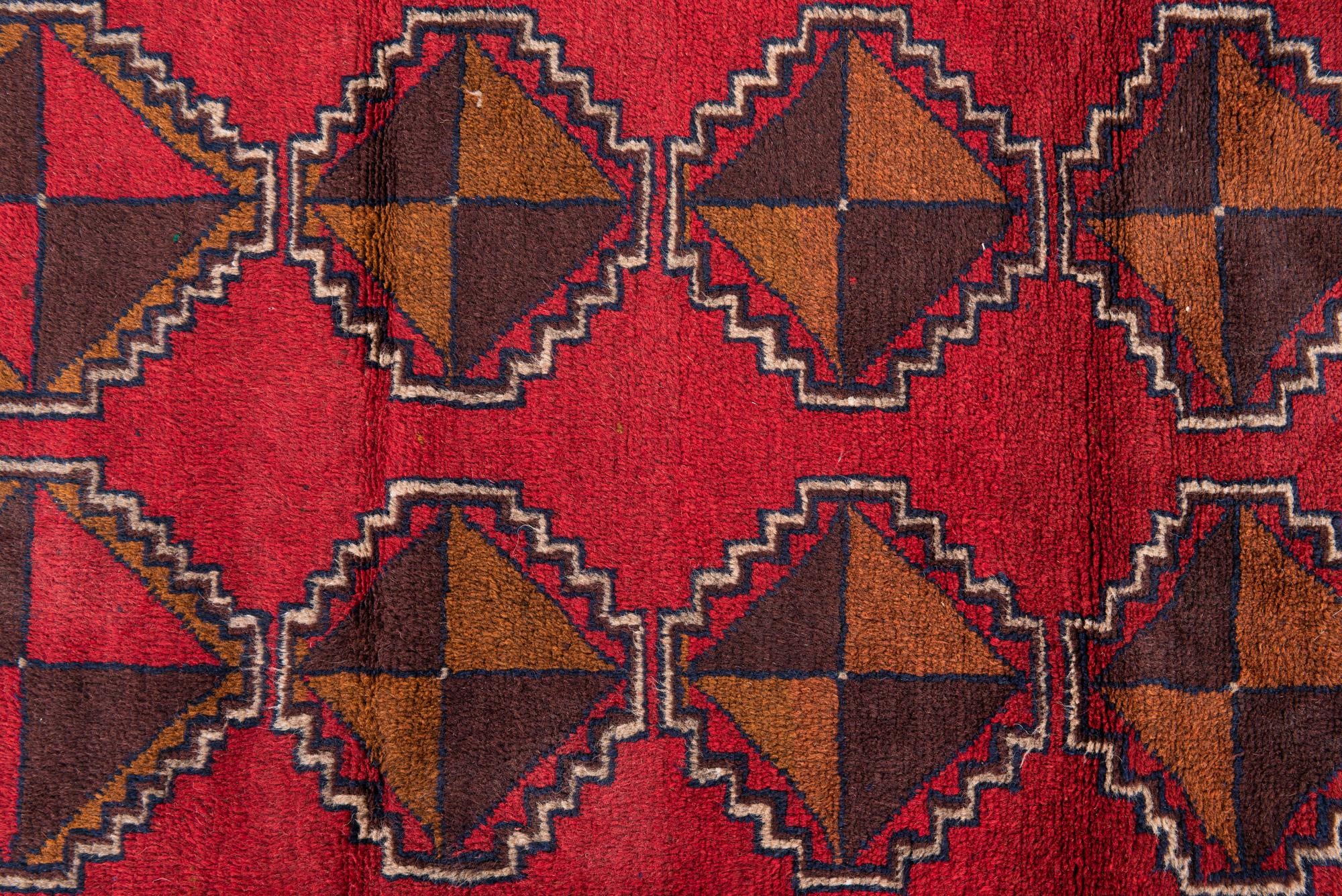 2' 11 x 4' 6 Hand Knotted Balouch Persian Wool Rug