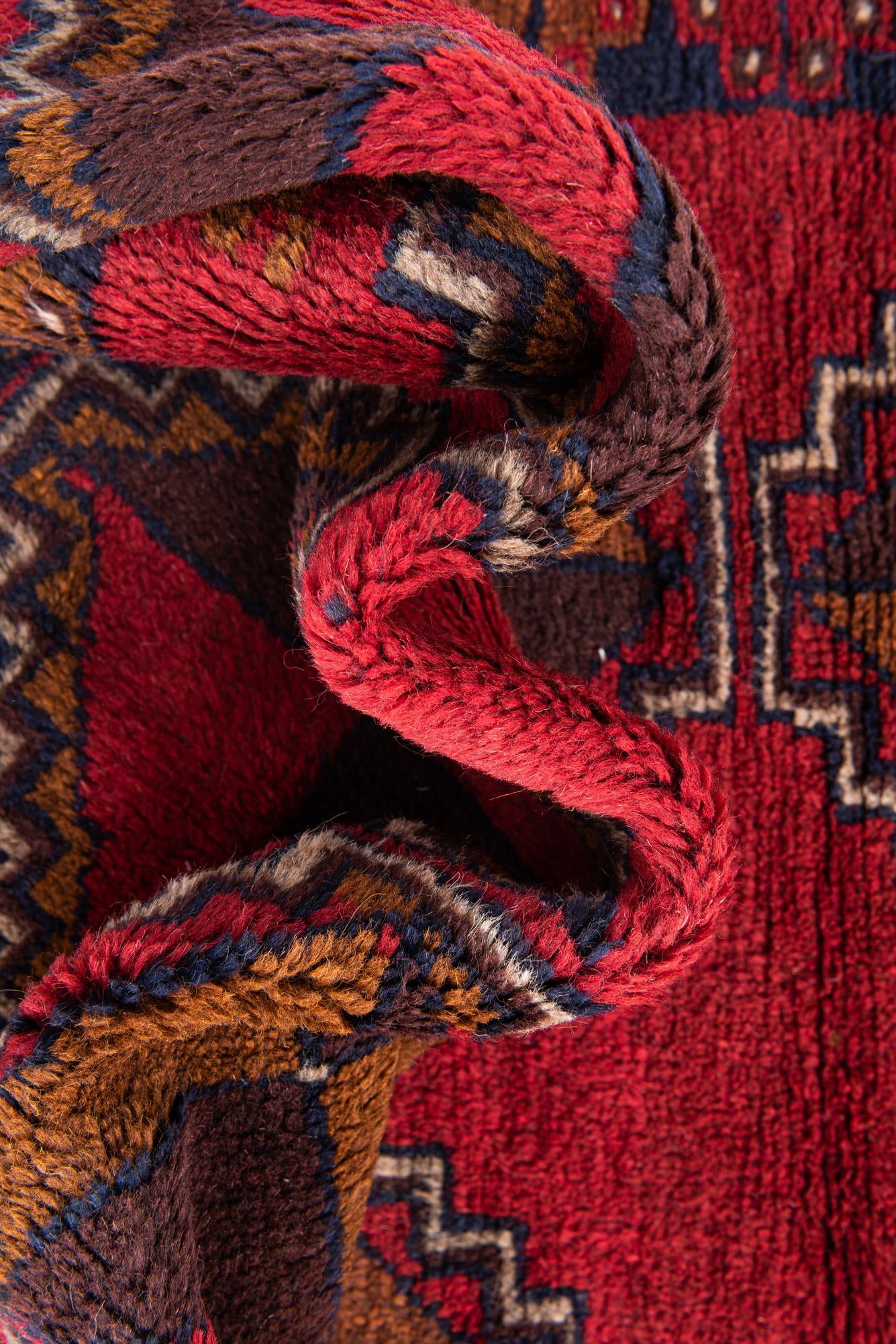 2' 11 x 4' 6 Hand Knotted Balouch Persian Wool Rug