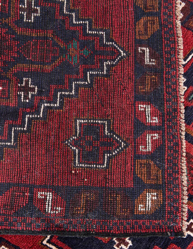 Detail image of 3' x 4' 6  Hand Knotted Balouch Persian Wool Rug