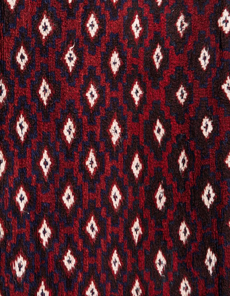 Detail image of 3' x 4' 6 Hand Knotted Balouch Persian Wool Rug