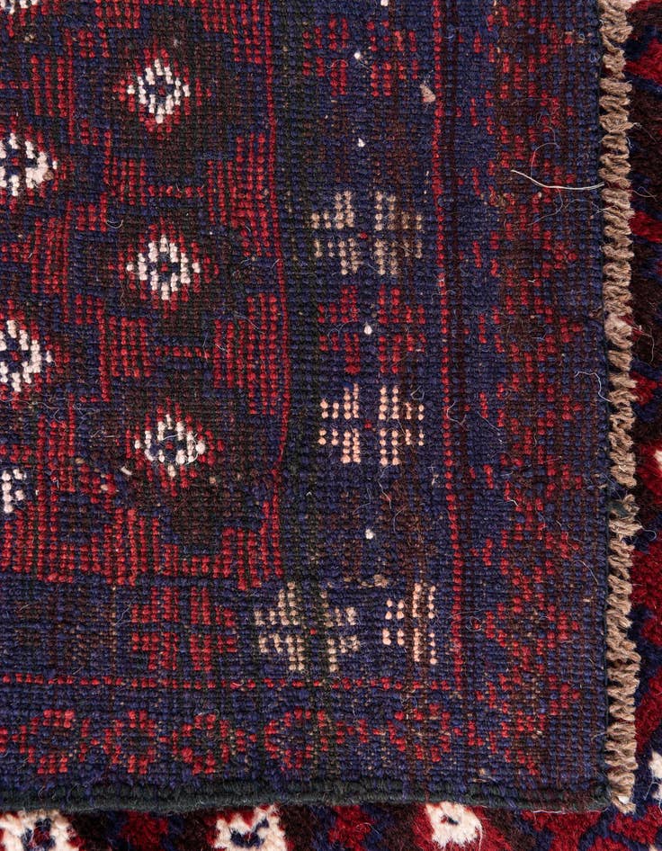 Detail image of 3' x 4' 6 Hand Knotted Balouch Persian Wool Rug