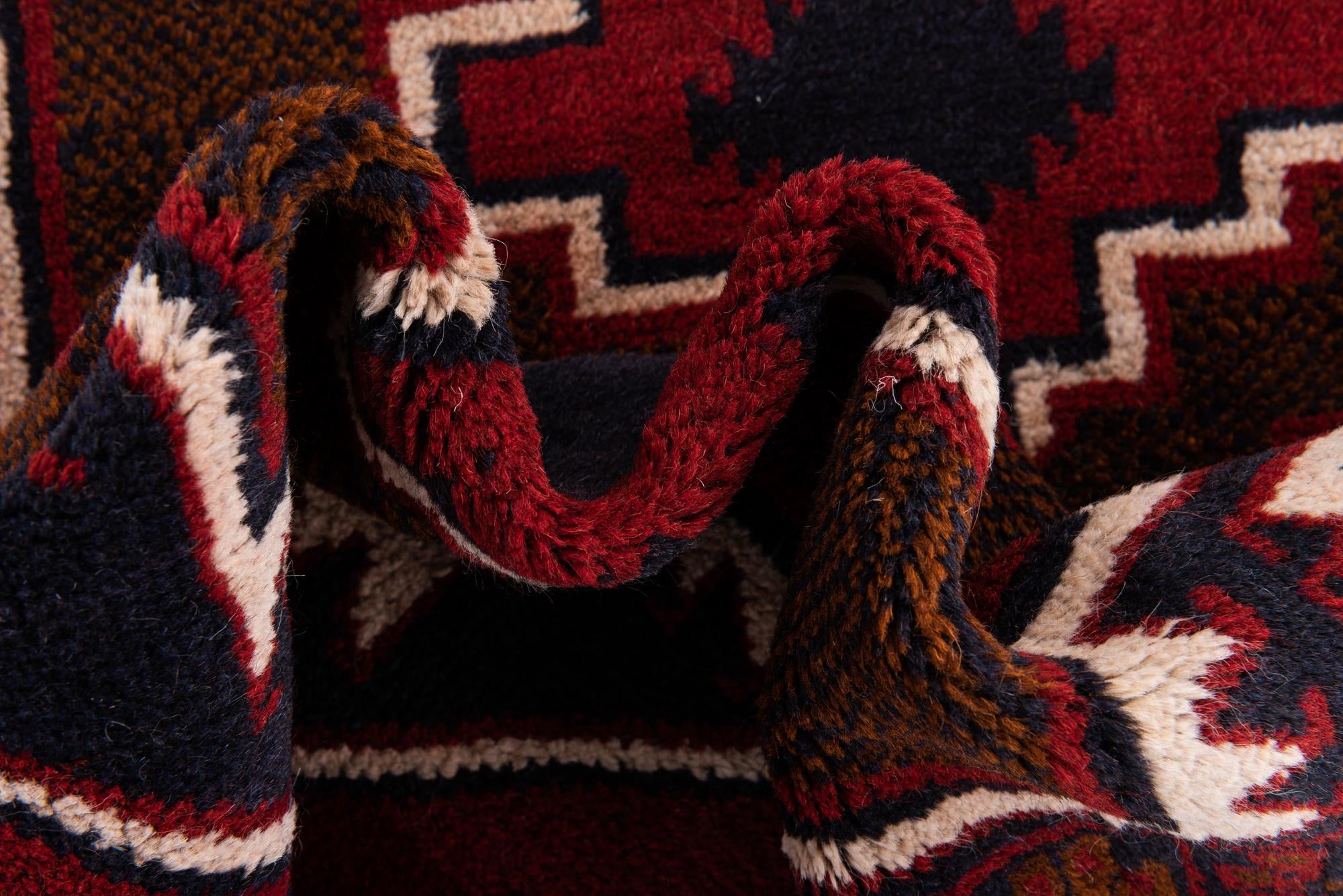 2' 10 x 4' 5 Hand Knotted Balouch Persian Wool Rug