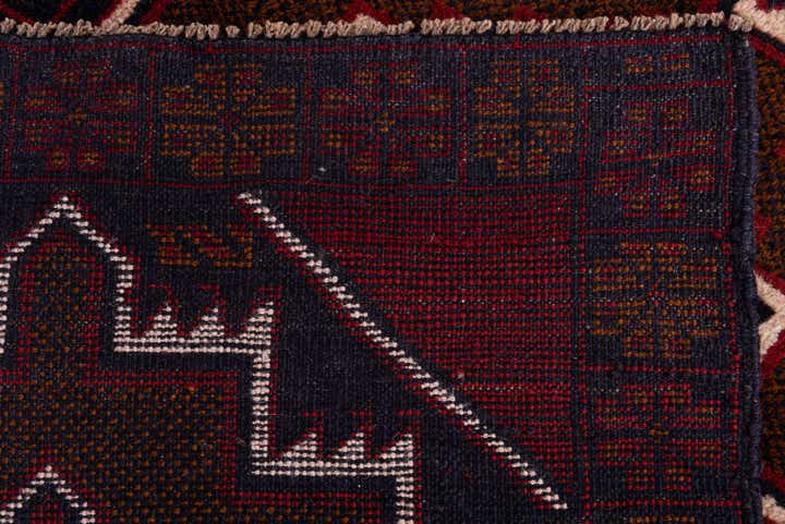 2' 10 x 4' 5 Hand Knotted Balouch Persian Wool Rug