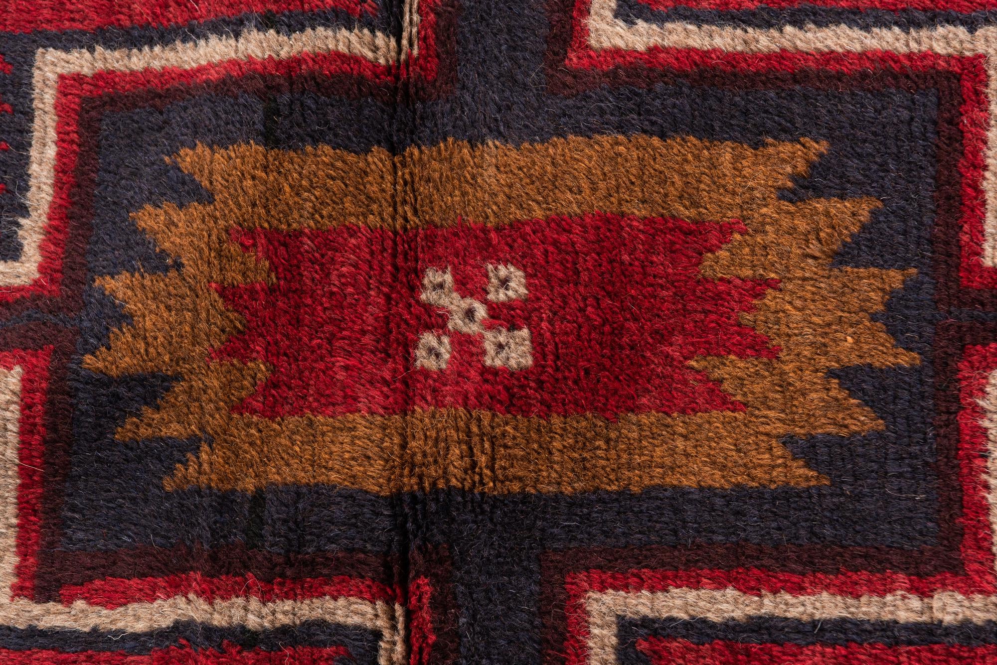 2' 10 x 4' 6 Hand Knotted Balouch Persian Wool Rug