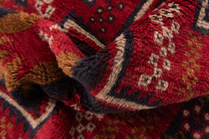 2' 10 x 4' 6 Hand Knotted Balouch Persian Wool Rug