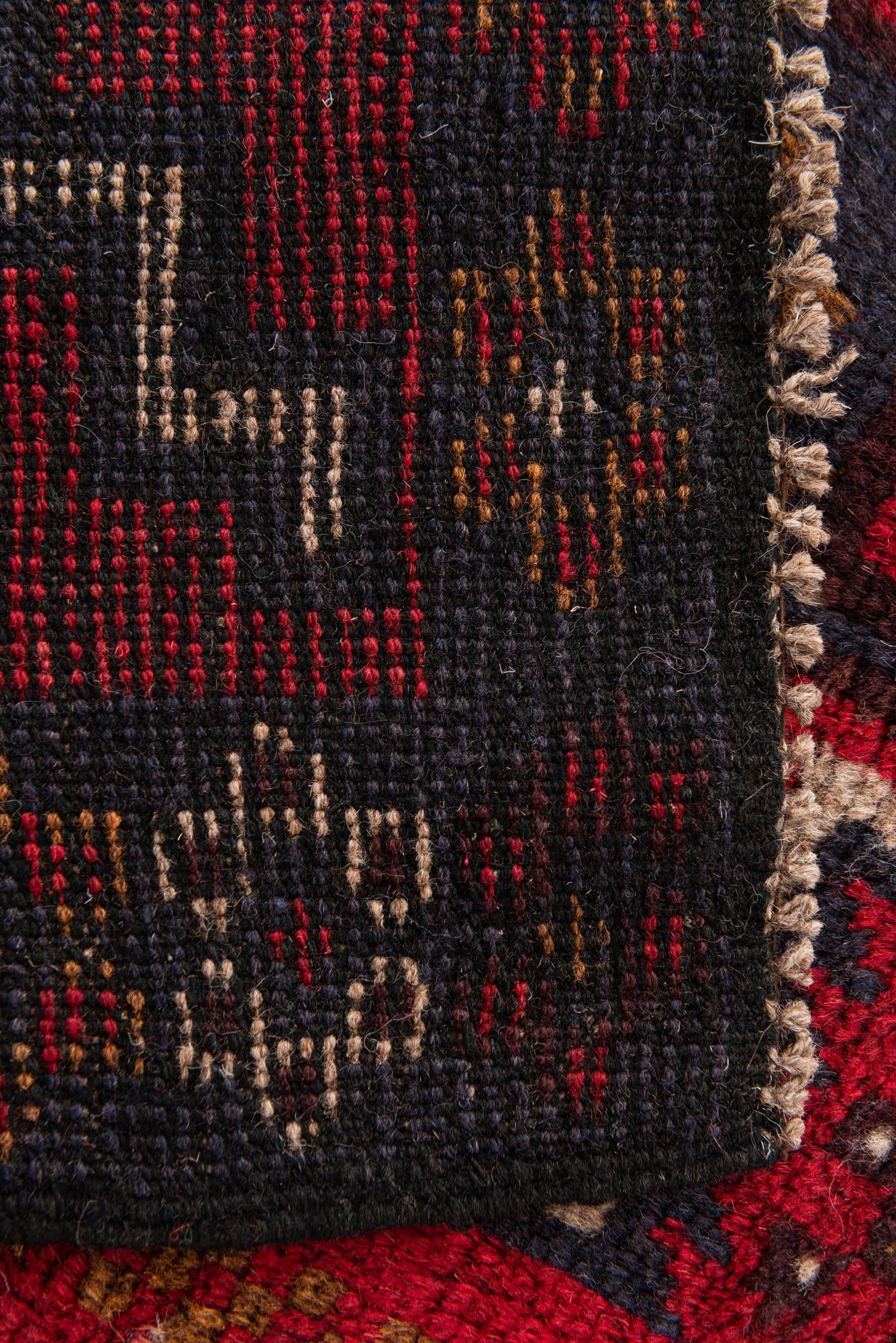 2' 10 x 4' 6 Hand Knotted Balouch Persian Wool Rug