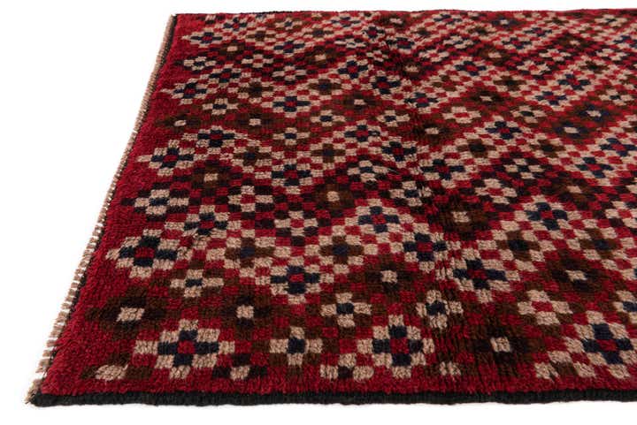 3' x 4' 6 Hand Knotted Balouch Persian Wool Rug
