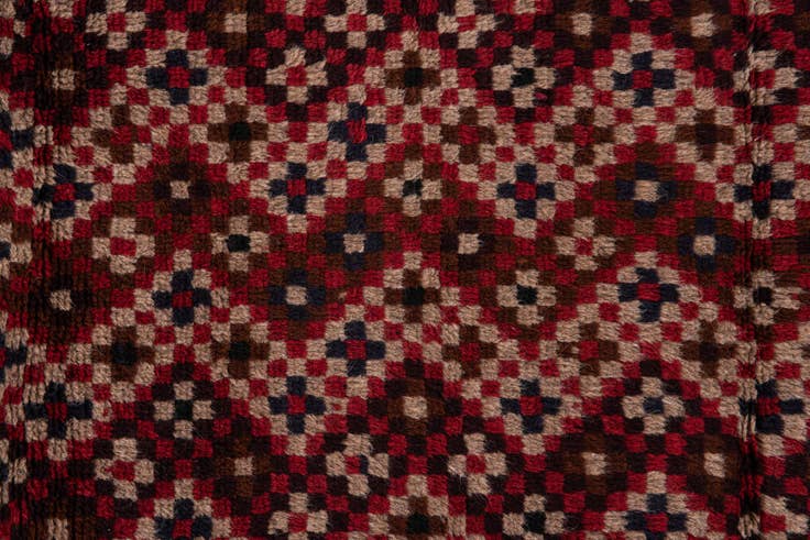 Detail image of 3' x 4' 6 Hand Knotted Balouch Persian Wool Rug