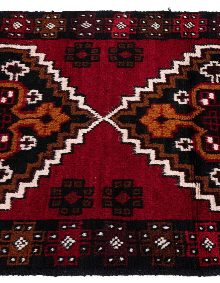 Detail image of 2' 10 x 4' 7  Hand Knotted Balouch Persian Wool Rug