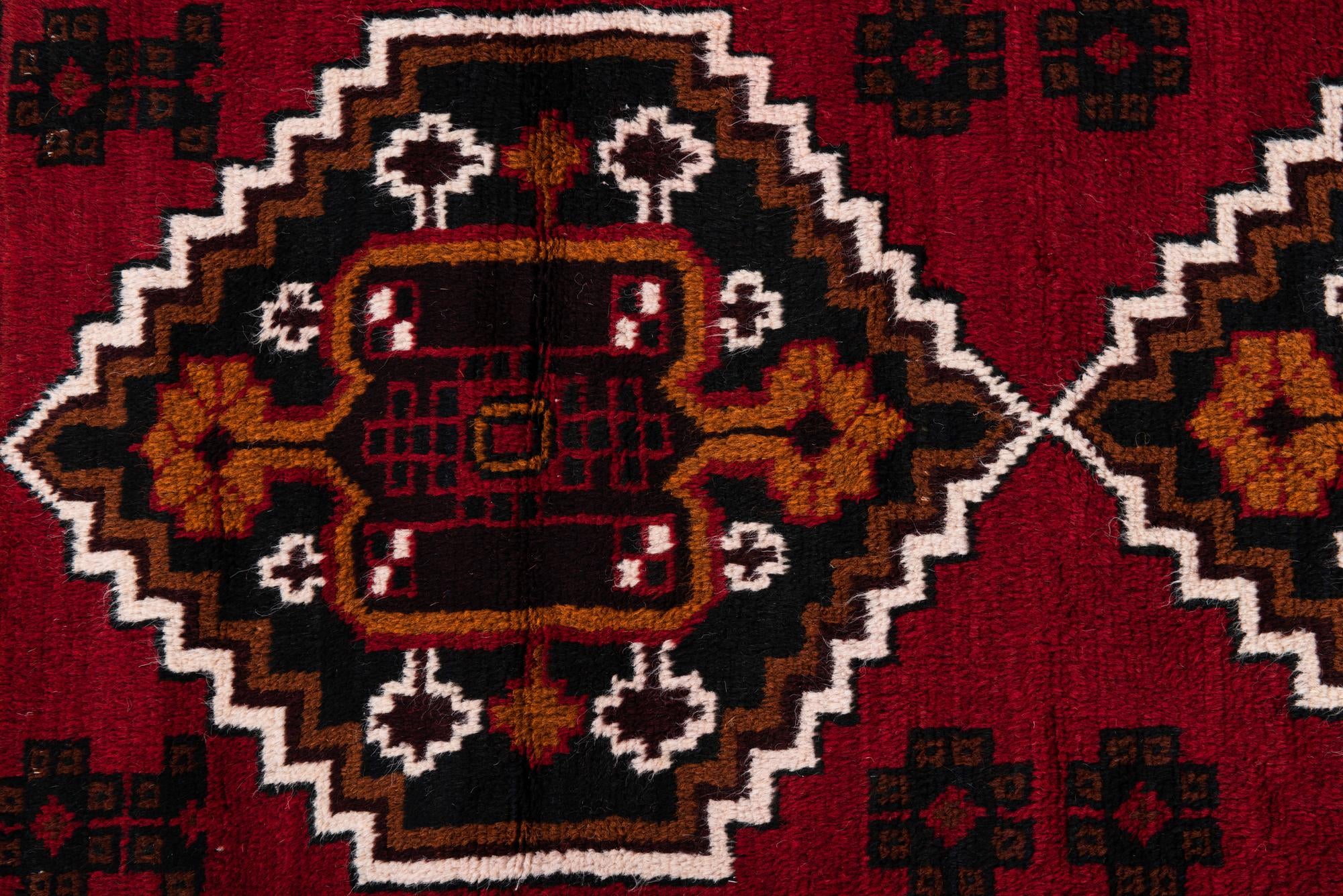 2' 10 x 4' 7 Hand Knotted Balouch Persian Wool Rug