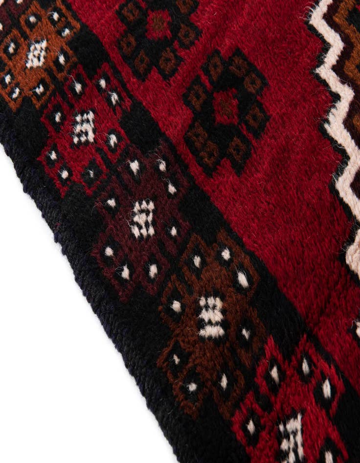 Detail image of 2' 10 x 4' 7  Hand Knotted Balouch Persian Wool Rug