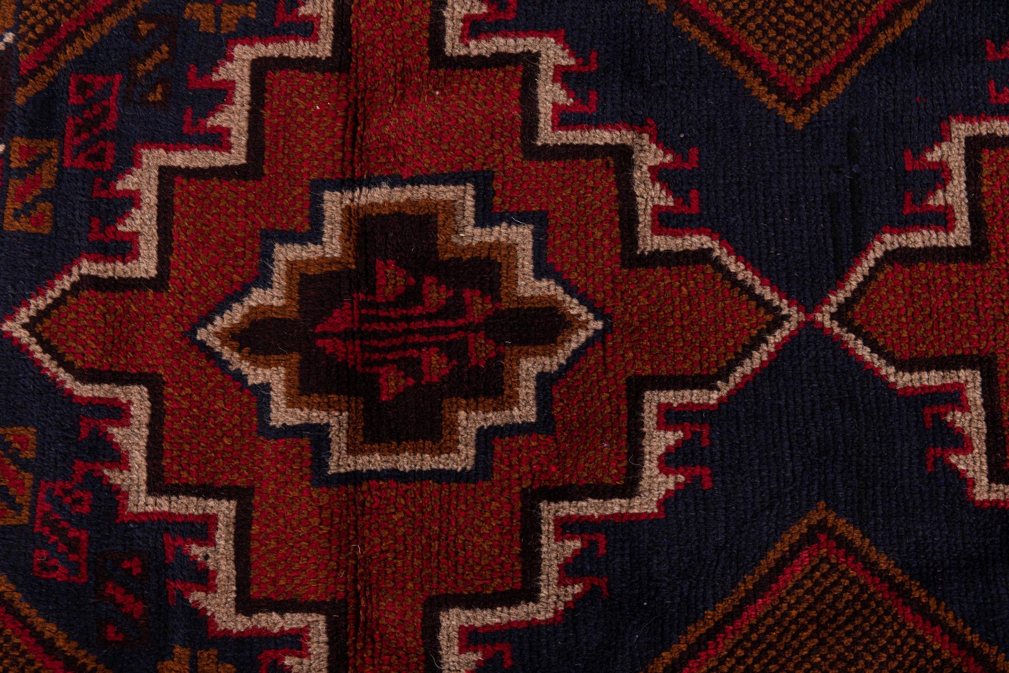 2' 10 x 4' 6 Hand Knotted Balouch Persian Wool Rug