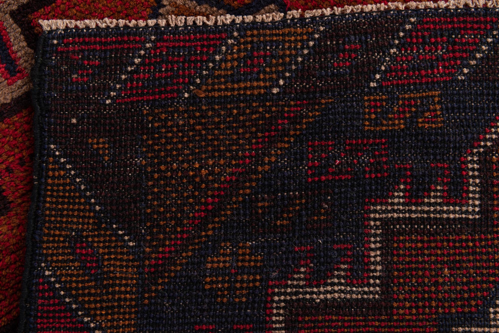 2' 10 x 4' 6 Hand Knotted Balouch Persian Wool Rug