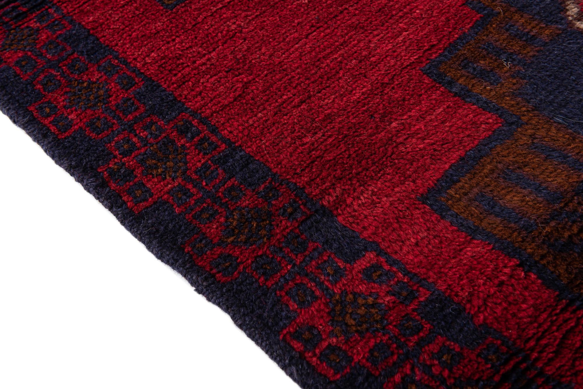 85cm x 140cm Hand Knotted Balouch Persian Wool Rug