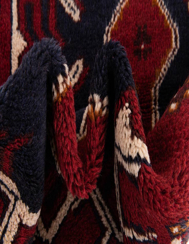 Detail image of 2' 10 x 4' 6  Hand Knotted Balouch Persian Wool Rug