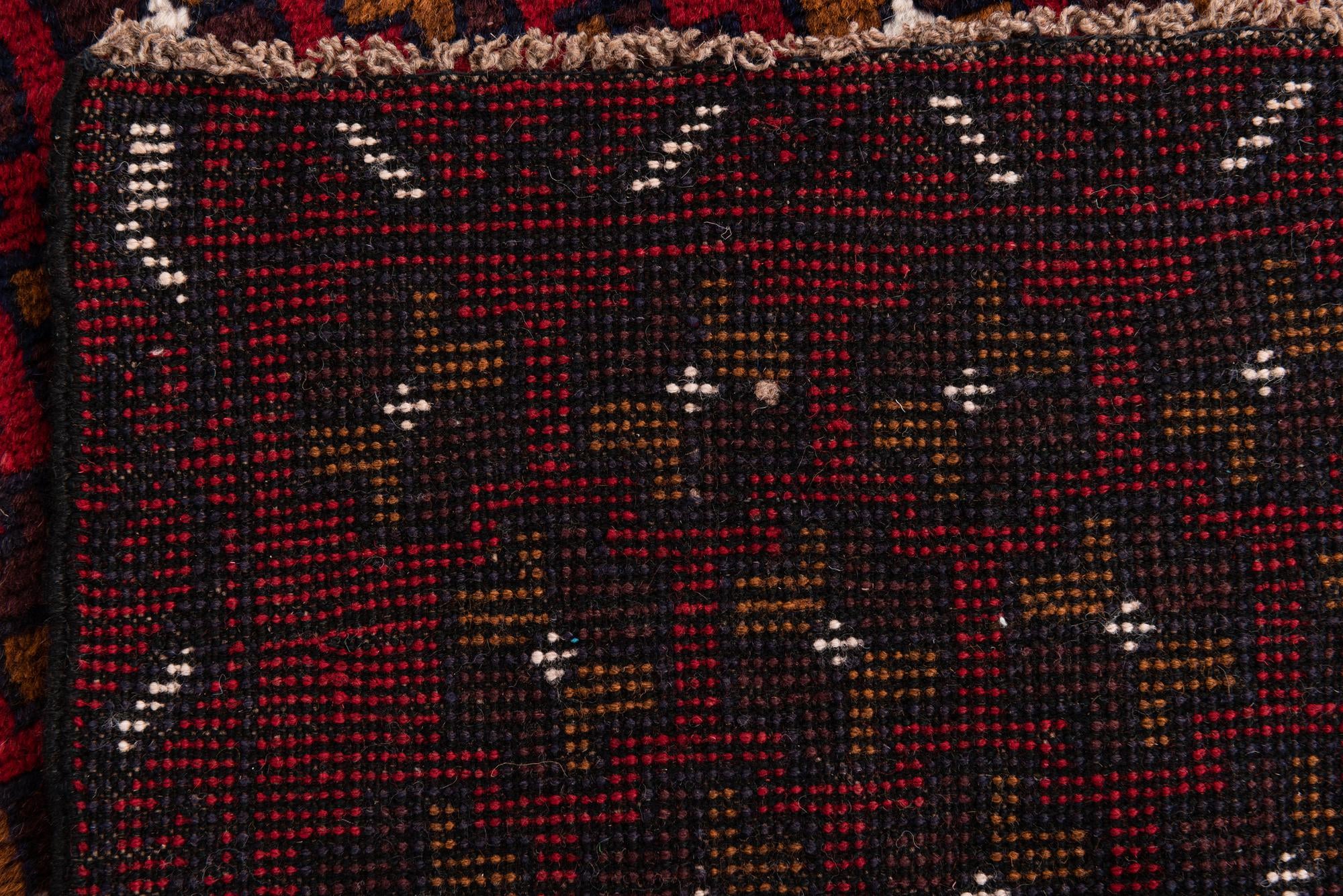 3' x 4' 6 Hand Knotted Balouch Persian Wool Rug