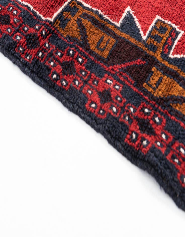 Detail image of 3' x 4' 7  Hand Knotted Balouch Persian Wool Rug