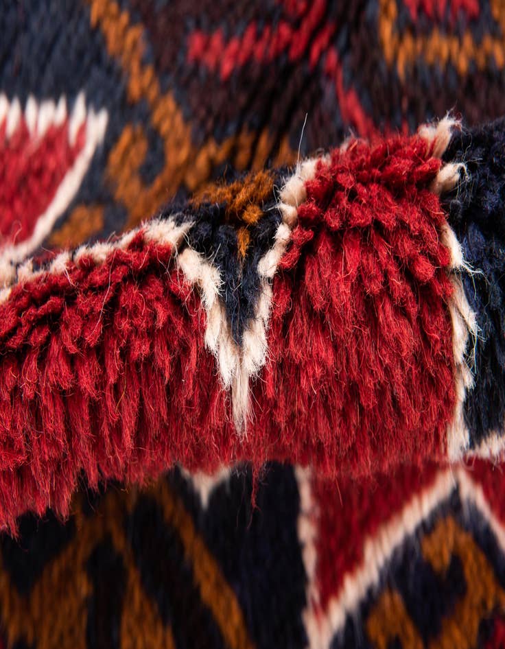 Detail image of 3' x 4' 7  Hand Knotted Balouch Persian Wool Rug