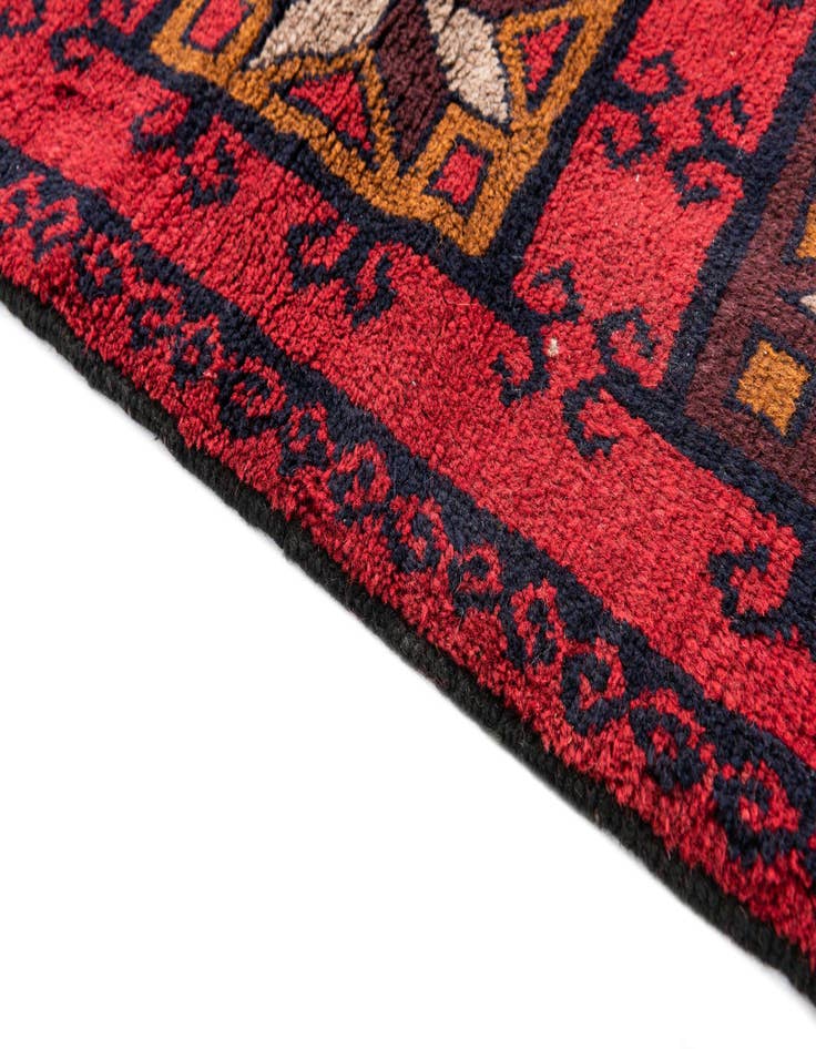 Detail image of 2' 10 x 4' 7 Hand Knotted Balouch Persian Wool Rug