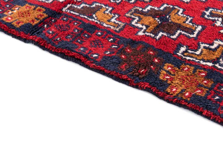 2' 10 x 4' 9 Hand Knotted Balouch Persian Wool Rug
