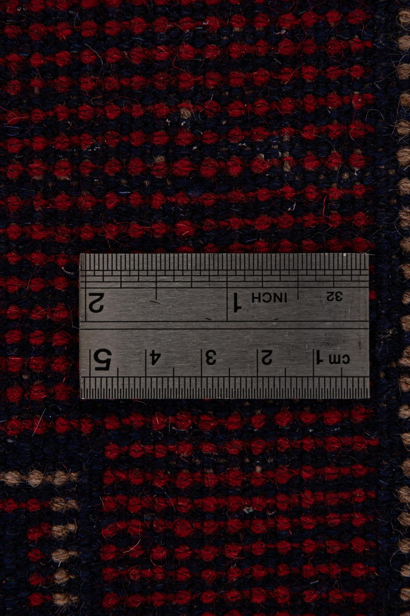 2' 9 x 4' 8 Hand Knotted Balouch Persian Wool Rug