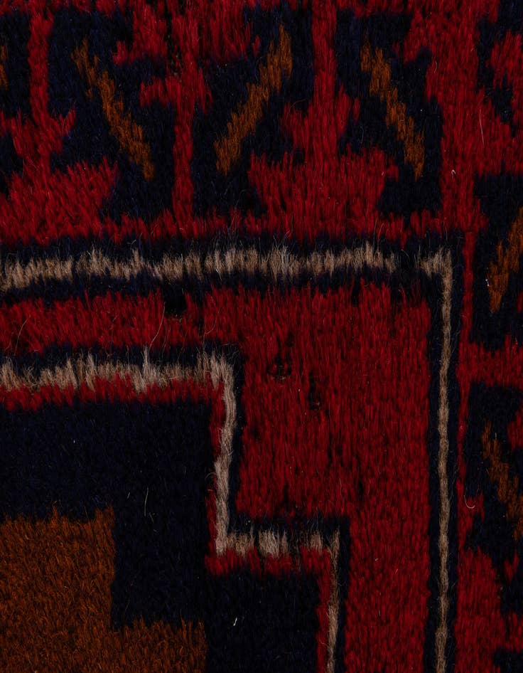 Detail image of 2' 9 x 4' 8  Hand Knotted Balouch Persian Wool Rug