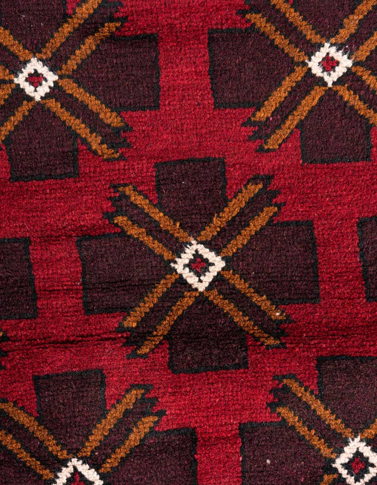 Detail image of 2' 9 x 4' 8  Hand Knotted Balouch Persian Wool Rug