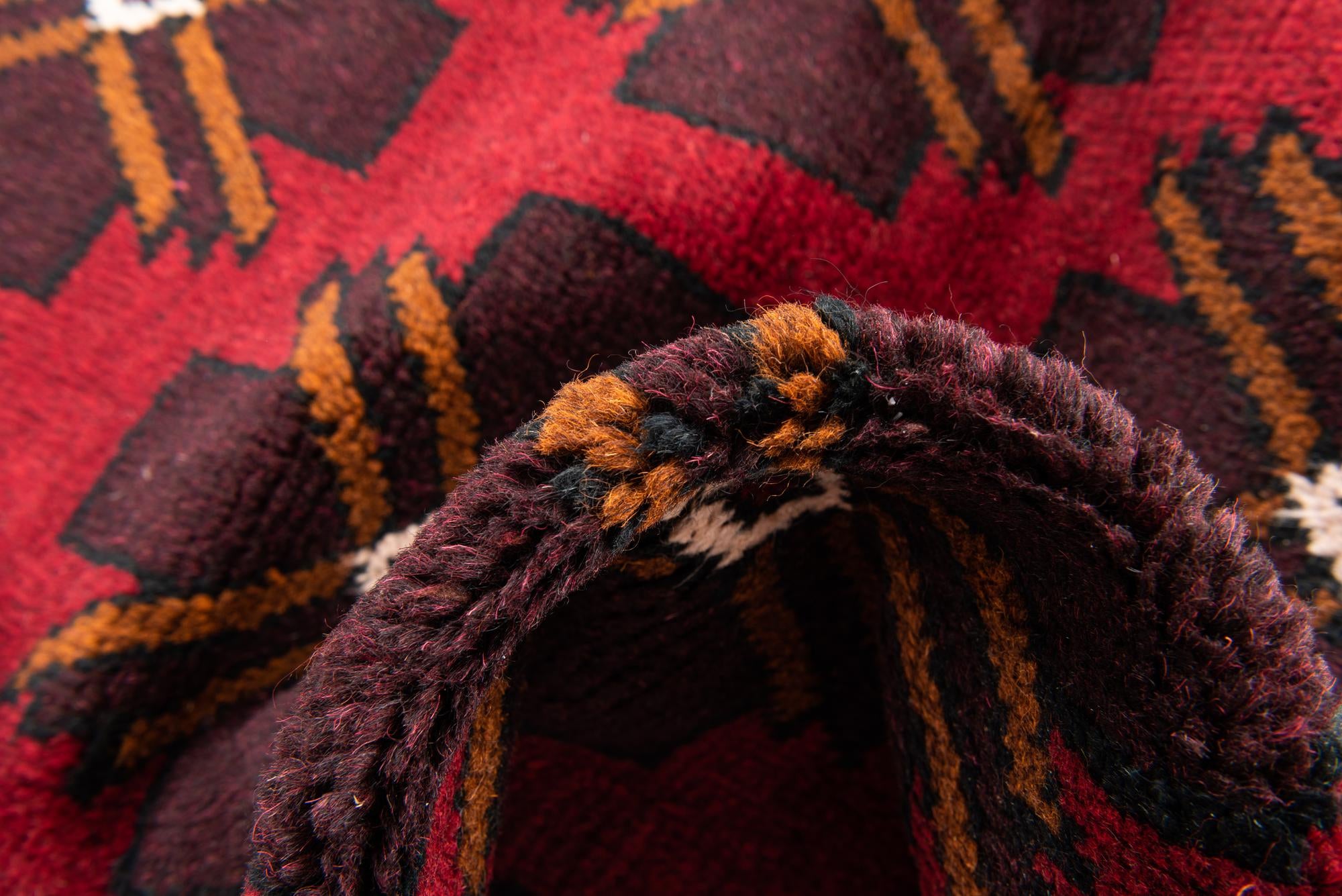2' 9 x 4' 8 Hand Knotted Balouch Persian Wool Rug