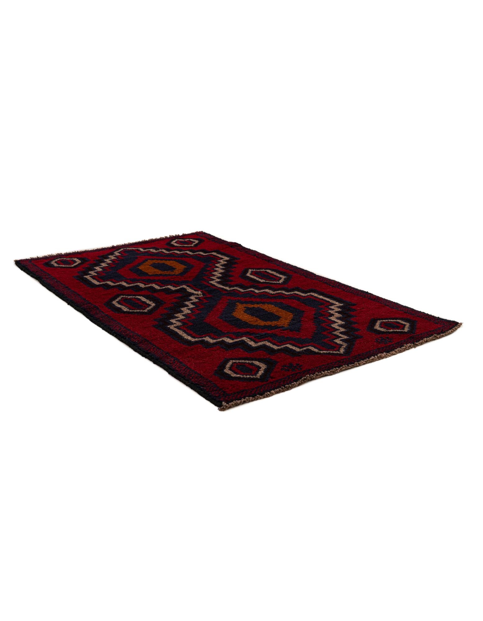 2' 9 x 4' 7 Hand Knotted Balouch Persian Wool Rug