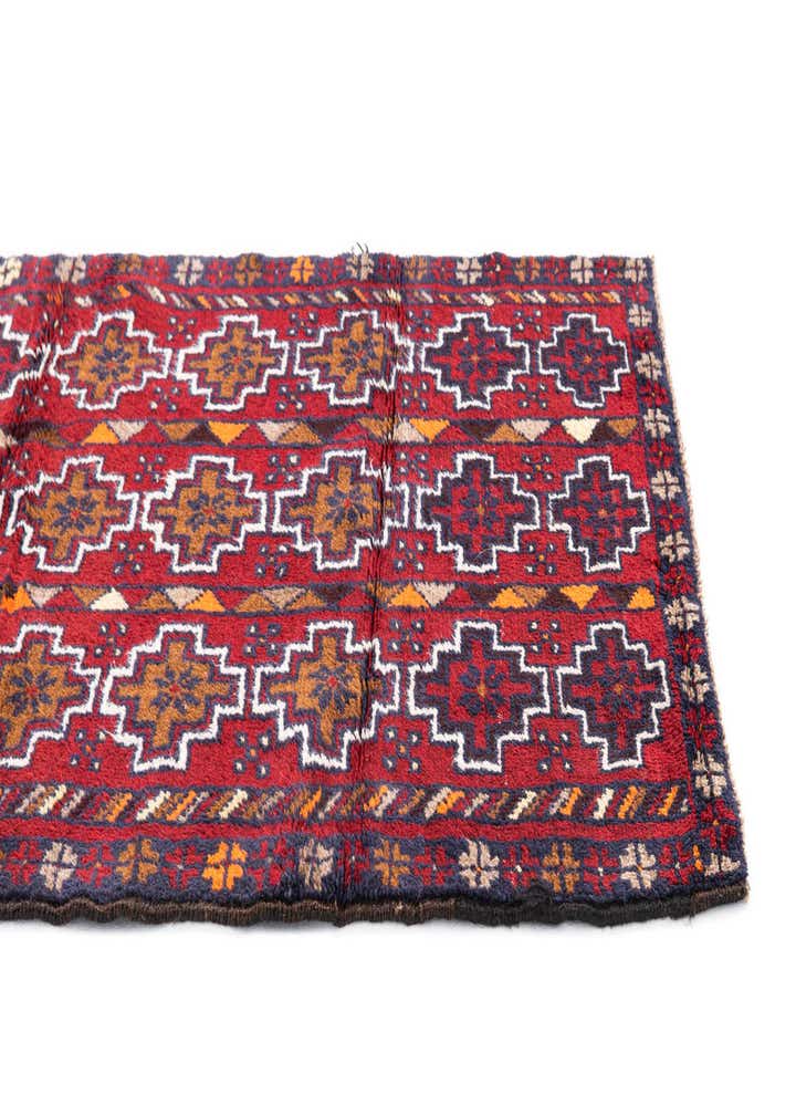 2' 10 x 4' 7 Hand Knotted Balouch Persian Wool Rug