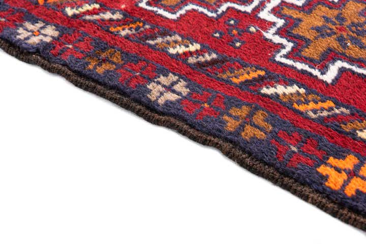 2' 10 x 4' 7 Hand Knotted Balouch Persian Wool Rug
