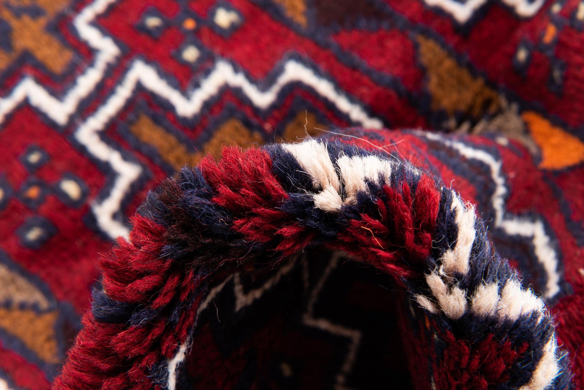 2' 10 x 4' 7 Hand Knotted Balouch Persian Wool Rug