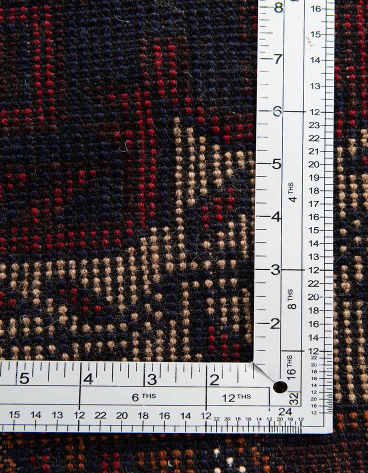 Detail image of 2' 10 x 4' 6 Hand Knotted Balouch Persian Wool Rug