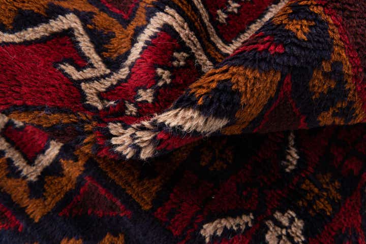 2' 10 x 4' 10 Hand Knotted Balouch Persian Wool Rug