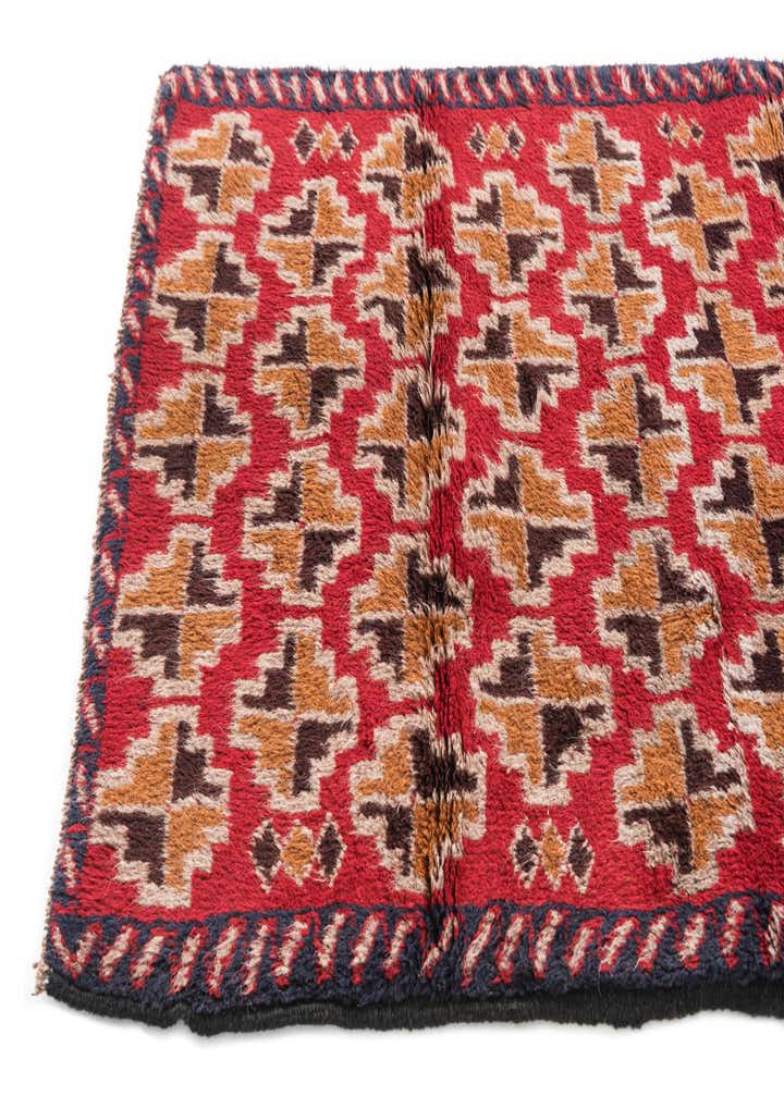 2' 10 x 4' 7 Hand Knotted Balouch Persian Wool Rug